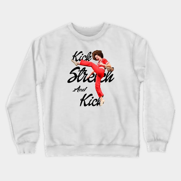 Sally omalley - KICK STRECH AND KICK Crewneck Sweatshirt by Quikerart